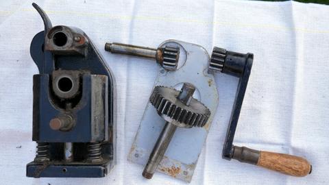 Leather cutter and fudge wheel restoration — photograph 10