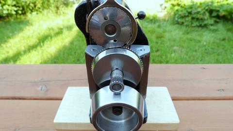 Leather cutter and fudge wheel restoration — photograph 13