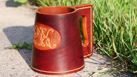 Leather tankard for Paul · 20