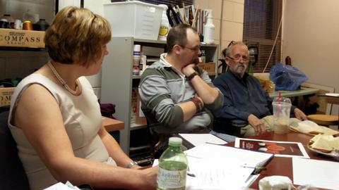 MSCL meeting and workshop - leather mache, covering bottles · 25