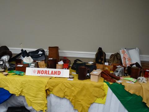 Norland Branch's display table at the 67th Annual, Hamilton, May 2017
