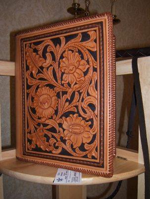 Carved Pad Holder by Peter Grove, as the Spring 2006 newsletter printed it