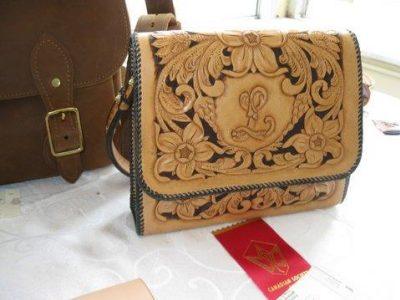 Carved Purse by Lester Pinter, as the Spring 2014 newsletter printed it