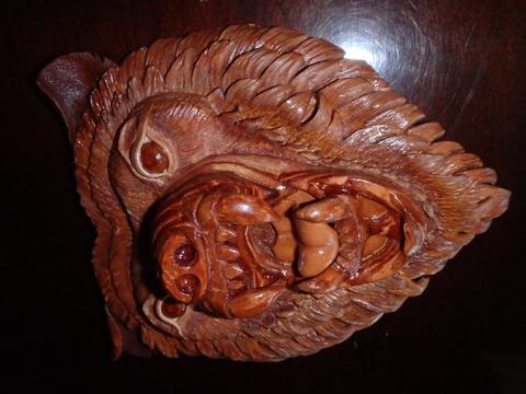 Competition - Growling Bear Wall Sculpture - Fellow by Kim Winchester — photograph 4