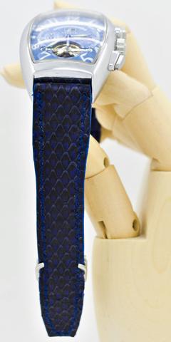 Blue snake skin watch straps by Julien Jans — photograph 8