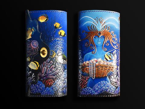 "Ocean Treasure" purse by Gregory Belenky — photograph 2