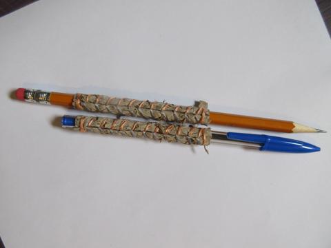 PEN & PENCIL CARP WRAPS by Lauren Malec — photograph 2