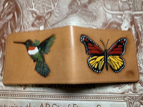 Wallet Humming Bird and Butterfly by James Wilkes — photograph 1