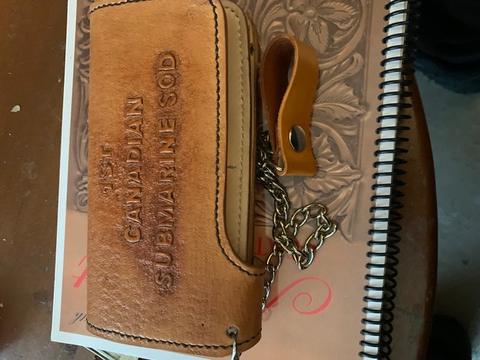 Japanese Long Wallet, Hand Stitched by James Wilkes — photograph 2