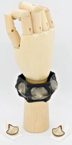 Sturgeon Leather Bracelet by Julien Jans — photograph 2
