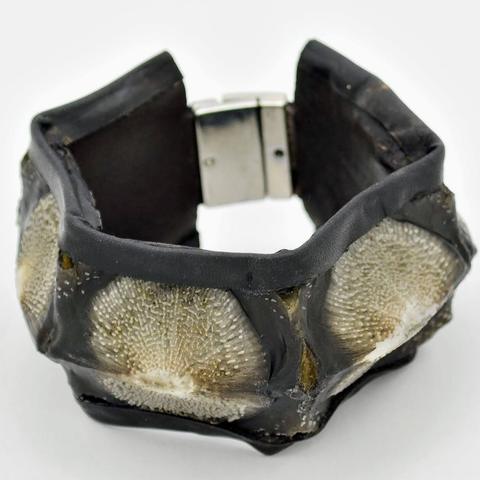 Sturgeon Leather Bracelet by Julien Jans — photograph 3