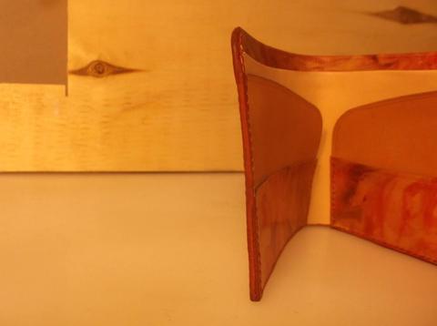 Simple Bi Fold with Shaving Foam Dye Marbled Wallet by Lauchlan Harrison — photograph 5