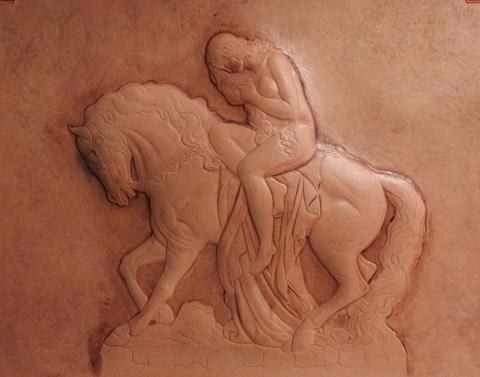 "Lady Godiva" leather relief by Gregory Belenky — photograph 1