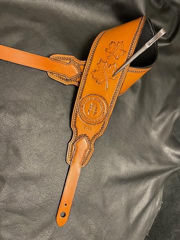 Custom guitar strap by Bob Richardson — photograph 3