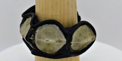 Sturgeon scutes bracelet by Julien Jans — photograph 2