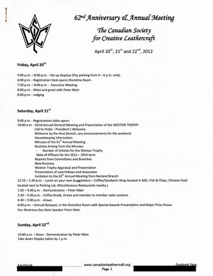 62nd Annual Meeting — Reports — first page of the original PDF