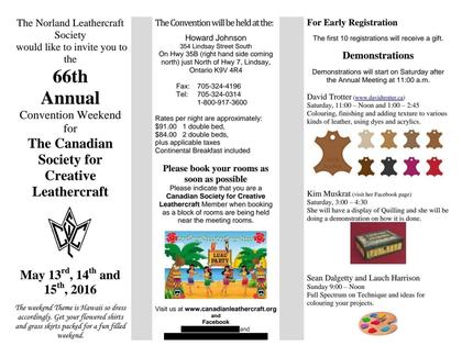 Registration & Programme, 66th Convention — first page of the original PDF