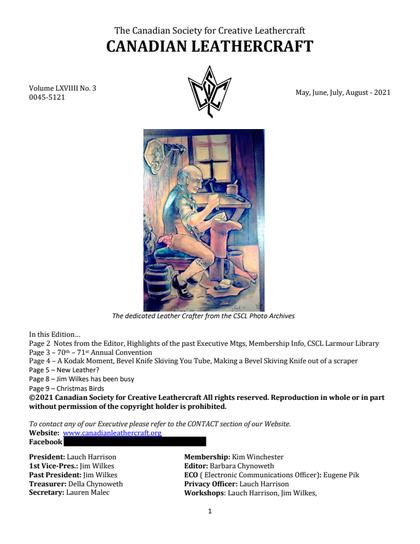 May–August 2021 · Volume 69, No. 3 — cover of the original newsletter