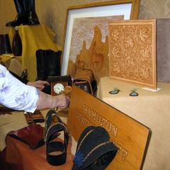 Members’ leatherwork, 2010 convention
