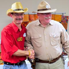 Members’ leatherwork, 2017 convention
