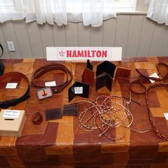 Members’ leatherwork, 2019 convention
