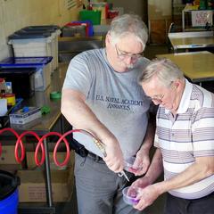 The pewter casting workshop
