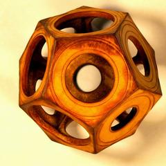 A leather Roman dodecahedron
