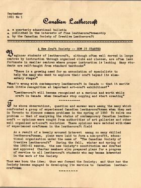 Cover of the first issue, September 1951